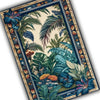 Tropical Forest Area Rug Non-Slip - Palm Trees Jungle Floral Carpet for Living Room Boho Botanical Nature Floor Decor