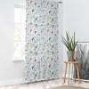 Colorful Cars on Road Sheer Curtain for Kids Room, Lightweight Cute Town Road Map Nursery Net Voile, Baby Room Window Drapes,