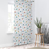 Colorful Cars on Road Sheer Curtain for Kids Room, Lightweight Cute Road Map Nursery Net Voile, Baby Room Window Drapes,