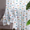 Colorful Cars on Road Sheer Curtain for Kids Room, Lightweight Cute Road Map Nursery Net Voile, Baby Room Window Drapes,