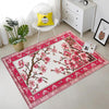 Cherry Blossom Rug Vintage Look Pink Rug Cozy Cottagecore Home Decor Cute Bedroom Aesthetic Girly Room Decor