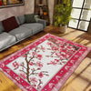 Cherry Blossom Rug Vintage Look Pink Rug Cozy Cottagecore Home Decor Cute Bedroom Aesthetic Girly Room Decor