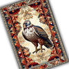 Red Tailed Hawk Rug - Rustic Animal Rug for Country Home Decor, Maximalist Room Decoration, Unique Gift for Nature Lovers