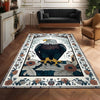 Rustic Eagle Area Rug – Majestic Bald Eagle Decor, Cabin & Lodge Animal Rug, Rustic Home & Country Maximalist Room Decoration Gift