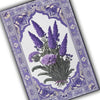 Vintage Lavender Rug, Floral Bedroom Carpet, Purple Lilac Flower Rug, Botanic Area Rug Flower Rug Kitchen Living Room, Chenille Washable Rug