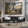 Hunt of Maximilian Wall Tapestry - Renaissance Art Decor, Medieval Hunting Scene, Historic Home Wall Hanging, Classic European Tapestry