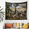 Hunt of Maximilian Wall Tapestry - Renaissance Art Decor, Medieval Hunting Scene, Historic Home Wall Hanging, Classic European Tapestry