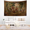 Vintage French Kings Pipers Wall Tapestry – Boho Bedroom & Living Room Decor, Detailed Artwork Textile, Unique Home Accent