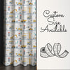 Road Construction Vehicles Kids Curtains with Pillowcase – Crane Bulldozer Excavator Nursery Rod Pocket Curtain for Boys Room, Custom Sizes