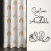 Boho Colorful Rainbow Nursery Curtains, Kids Room Window Drapes, Custom Size, Playful Bohemian Decor for Childrens Bedroom