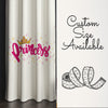 Pink Princess Kids Room Curtains, Custom Size Girls Window Drapes, Nursery Decor & Gift Pillow Case