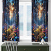 Colorful Flowers Forest Path Curtains for Girls Room, Custom Size Window Drapes & Gift Pillow Covers, Landscape Scenery Decor