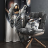 Space Astronaut Moon Curtain for Boys Room, Custom Size Window Drapes & Gift Pillow Cover, Kids Space Nursery Decor