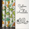 Kids Room Curtains Green Orange Dinosaur Drapes, Custom Size Window Panels & Gift Pillow Covers for Boys&#39; Nursery Decor