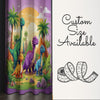 Dinosaur Nursery Curtains for Kids Room, Custom Size Floral Castle Window Drapes & Gift Pillow Covers, Colorful Kids Room Decor