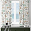 Safari Jungle Nursery Curtains Cute Giraffe Monkey Hippo Rod Pocket Window Drapes for Kids Room, Jungle theme curtains, Safari baby curtains