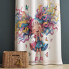 Colorful Hairs Girls Kids Curtains & Pillow Covers, Custom Nursery Drapes, Room Decor for Girls ’ Bedroom Window Treatment