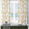Yellow Boho Giraffe Kids Curtains & Gift Pillow Covers, Custom Nursery Animal Theme Drapes, Child Bedroom Window Treatment Decor