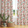 Colorful Flowers Floral Roses Girl Nursery Curtains – Custom Kids Room Drapes & Cute Bedroom Window Treatment Decor with Gift Pillow Covers