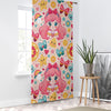 Sheer Cute Pink Princess Curtain for Girls Kids Room – Colorful Nursery Net Voile, Lightweight & Machine Washable - Matching Accessories