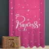 Cute Pink White Princess Sheer Curtain for Girls Kids Room, Lightweight Pink Nursery Net Voile, Kids Room Window Drapes, Machine Washable
