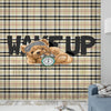 Sleepy Cute Bear Sheer Curtain for Kids Room, Lightweight  Nursery Net Voile, Kids Room Window Drapes, Machine Washable