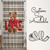 Cute Bear Sheer Curtain for Kids Room, Lightweight  Love Hearts Nursery Net Voile, Kids Room Window Drapes, Machine Washable