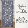 Gray Moon Sheer Curtain for Kids Room, Lightweight Clouds Stars Nursery Net Voile, Kids Room Window Drapes, Machine Washable