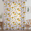 Yellow Marine Vehicles Sheer Curtain for Kids Room, Lightweight Submarine Sailing Ship Nursery Net Voile, Baby Room Window Drapes,