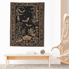 Dark Academia Mystic Bat Wall Tapestry, Witcy Decor Gothic Wall Art Hanging, Bat Lover Wall Tapestries, Whimsigoth Dark Celestial Home Decor