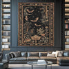 Dark Academia Mystic Bat Wall Tapestry, Witcy Decor Gothic Wall Art Hanging, Bat Lover Wall Tapestries, Whimsigoth Dark Celestial Home Decor