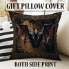 Bat Rug Dark Academia Mystic Gothic Area Rug | Enchanted Forest Bat Lover Whimsigoth Rug Dark Cottagecore Decor, Funky Moody Rug, Omka Rugs