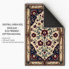 vintage rug, floral carpet, oriental border, victorian style, chenille rug, washable rug, classic decor, living room rug, bedroom carpet, tapestry rug, antique style, red floral rug, elegant carpet